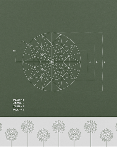 Santbelle Grid brand golden ratio grid health logo logotipo mandala marca organic pilates proporção áurea saúde spa symbol union