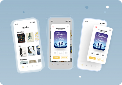 Book App Concept 📚 app bg bookapp books branding clean colors concept dailyui designer ebook figma flat mobileapp new shadows trending ui uiux ux