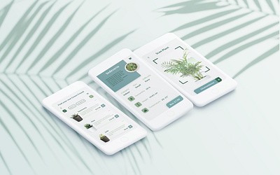 Florest Mobile App buy florest greenfriend mobile app mobile design plants scan shop ui concept