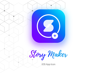 App Logo Design & App Icons for Story Maker app app design blue branding clean design daily 100 challenge dailyui dailyuichallenge icon icon changer illustration ios app design logo minimalist purple theme ui vector vibrant vivid color