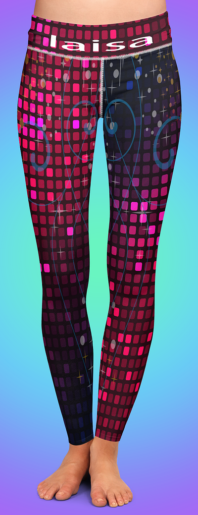 Leggings branding design illustration illustrator logo typography vector