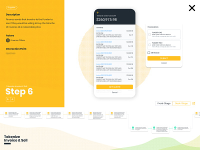 Tokenizing Supply Chain Invoice defi design presentation design product design ui ux