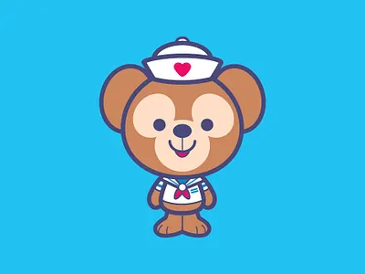 Duffy adobe illustrator character design cute disney illustration jerrod maruyama jmaruyama kawaii vector