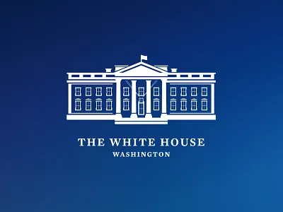 White House logo for the Biden-Harris Administration branding design harris icon illustration logo system typography white house