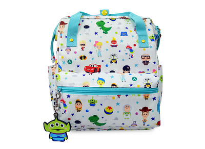 World of Pixar Backpack adobe illustrator character design cute disney illustration jerrod maruyama jmaruyama kawaii vector