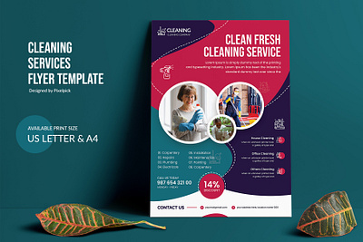 Cleaning Service Flyer Template banner business business flyer clean cleaning design idea cleaning idea color corporate flyer corporate identity creative market flyer flyer template home cleaning modern office cleaning pixelpick poster print ready