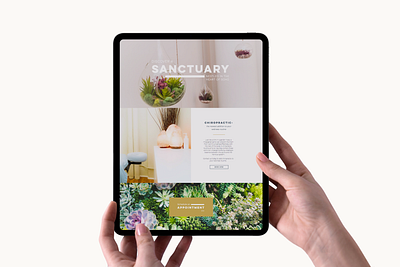 Room45 Website on the iPad branding design ipadpro jillstclaircreative logo web design