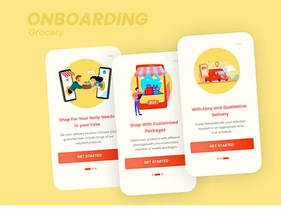 Onboarding Grocery app design app designer groceries grocery grocery app grocery online grocery store grocery ui design onboarding onboarding illustration onboarding screen onboarding ui uidesign