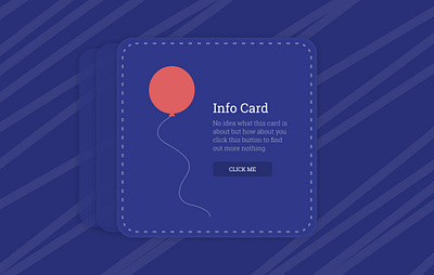 Daily UI Day 44: Info Card app app design art balloon birthday birthday card branding card children childrens illustration dailyui design illustration info mobile modal popup popups ui