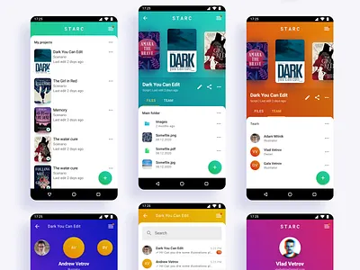 Scenario App android app android design material design ui ux