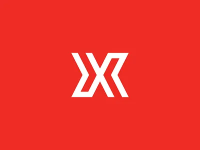 Xpert - Logo, Identity Program brand branding clean concept design flat graphic icon identity illustration illustrator lettermark logo logo design logotype minimal red simple vector xpert