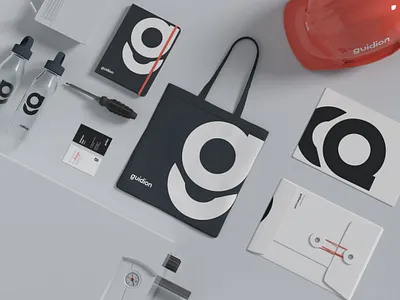Guidion brand branding branding design card design icon identity inspire logo minimal typography vector