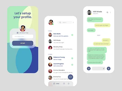 Message Mobile app banners illustration message app mobile mobile app mobile ui portfolio redesign uiux