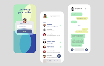 Message Mobile app banners illustration message app mobile mobile app mobile ui portfolio redesign uiux
