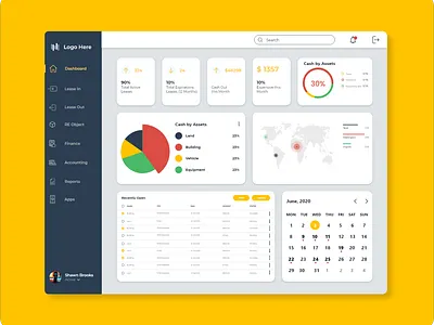 Lease Accounting system accounting dashboard design mobile ui redesign system ui uidesign uiux