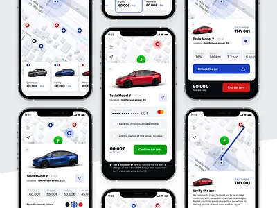 concept — car rental application car car app car rent car rental car rental app electric car electric car rent ios app ios app design rent rental rental app