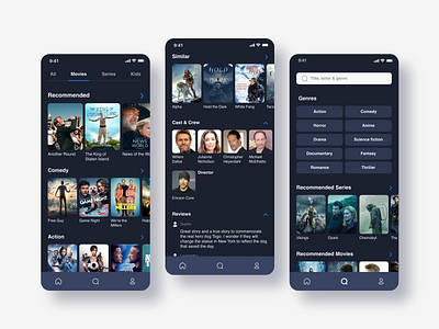 Movie and TV Show App app app design application design disney hbo mobile app mobile app design mobile ui moblieapp movie app netflix series tv app tv series tv show ui ux