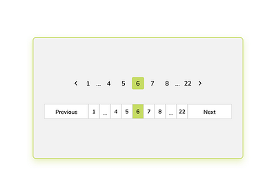 Daily UI #085 - Pagination 085 dailyui dailyuichallenge green pages pagination products simple