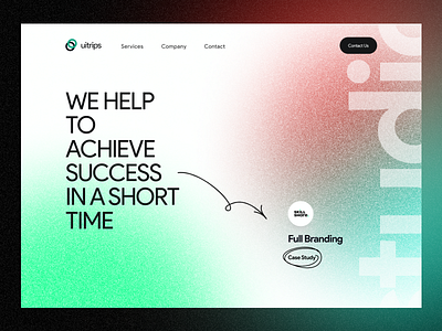 Digital Agency creative design digital agency google gradient landing landing page typography ui ux