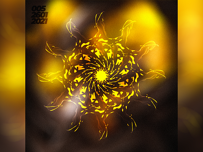 Yellow light 3d abstract art blender blender3d cg design model modeling