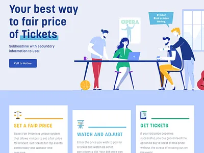 Ticket Fair Price / Website branding design icons illustration logo logotypoe page ui ux webdesign webdesigner website