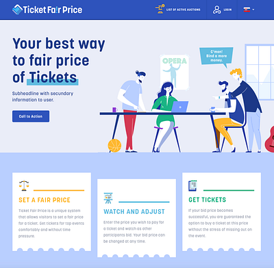 Ticket Fair Price / Website branding design icons illustration logo logotypoe page ui ux webdesign webdesigner website