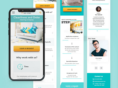 Mobile version design ui ux web