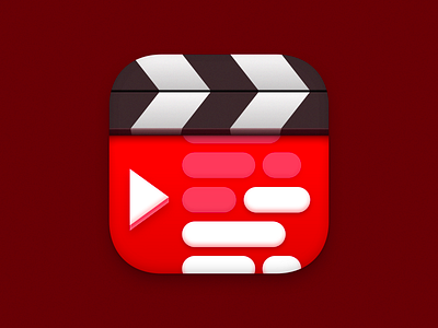 Video Teleprompter app app icon appstore icon ios ipad iphone teleprompter