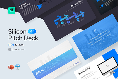 Silicon Pitch Deck – Update business pitch clean creative keynote keynote design keynote presentation keynote template keynote templates mockup psd mockup template perspective mockup pitch deck template powerpoint powerpoint design powerpoint presentation powerpoint template powerpoint templates