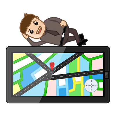 I Mean_ Cat's Kickin It. Takin Names, Goin Places. GPS Phone branding design dribbble best shot flat icon illustration lettering logo vector website
