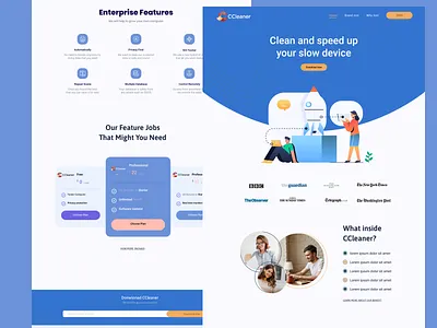 CCleaner Redesign design ecommerce fiverr fiverrgigs ui web website