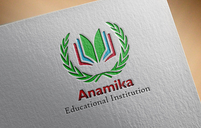 Logo design for Anamika Educational institution design illustrator logo logodesign vector