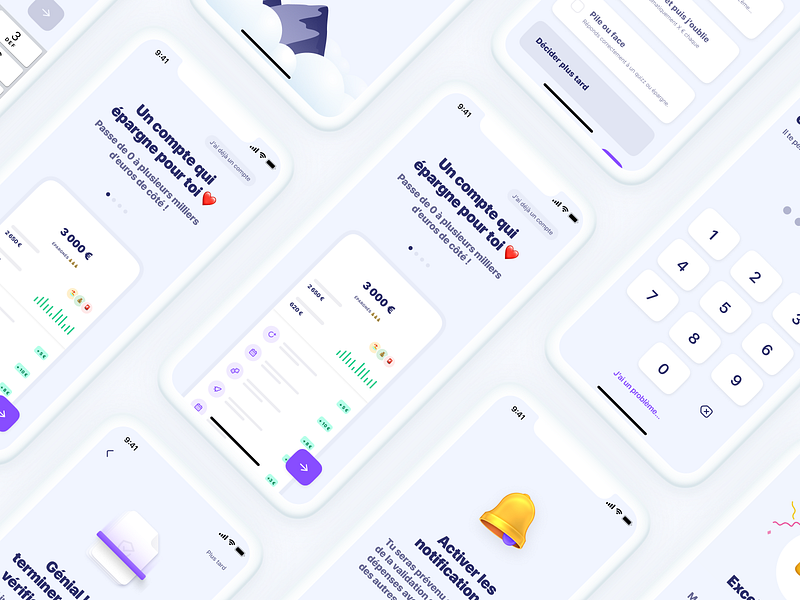 Sign Up ✍️ financial app login onboarding sign up