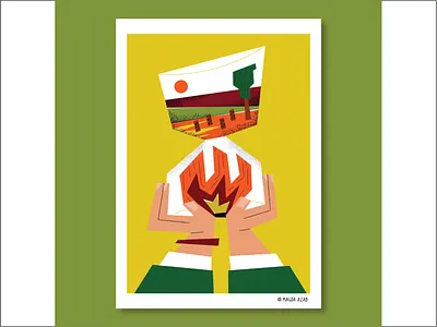#artna poser design enviroment flat graphic illustration illustrator magdaazab malta nature
