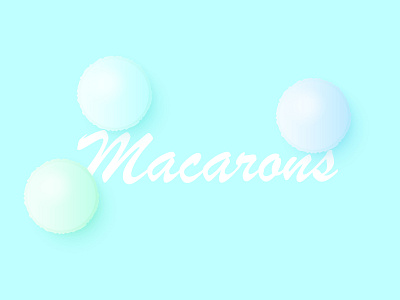 Macarons food illustration macaron minimal minimalism pastry vector
