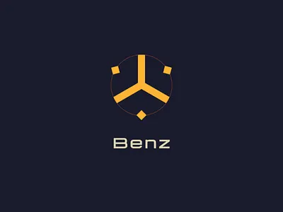 Persian typography of Benz.بنز brand logo لوگو، benz