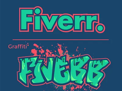 fiverr graffiti typography vs original art branding design graffiti graphic graphicdesign illustration logo typography vector