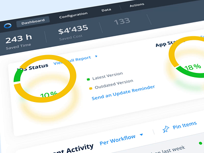 Fluix Dashboard UI 👌 adobe after effect aftereffects animation app automation b2b business dashboard ui fluix ios ipad iphone productivity readdle service ui uianimation uidesign