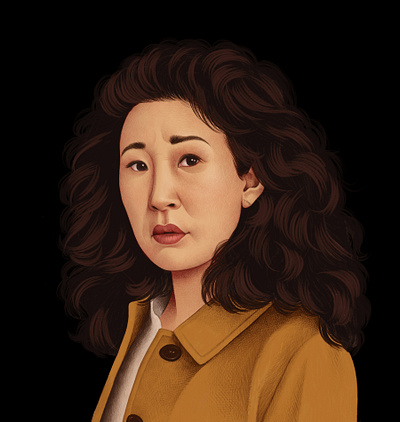 Eve celebrity digital folioart illustration mercedes debellard portrait realist tv