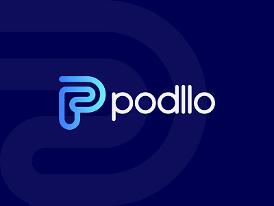 Podllo Logo Design 2d logo abstract logo agency agency logo brand identity branding agency branding and identity flat logo gradient logo graphic design illustrator logo and branding logo design logo designer logo folio logo trends 2021 minimalist logo modern logo monogram logo p and d letter