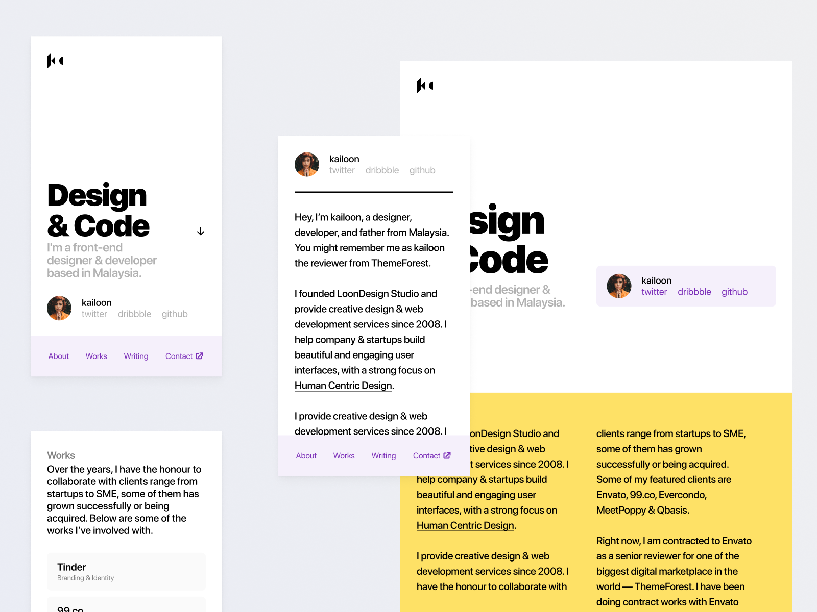 Example of Personal Site