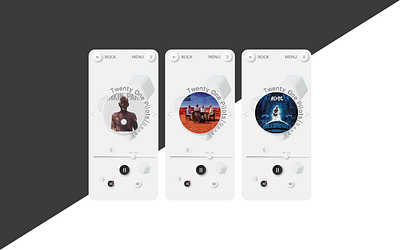 Just a music app but with my own point of view ^^ app art design design app figma ui ux web website