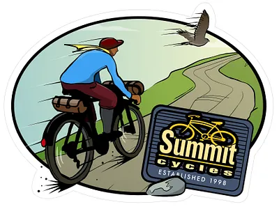 2021 shop sticker bike bike shop illustration