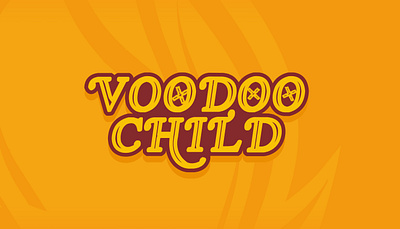 Voodoo Child child design experience illustration jimi jimi hendrix logo retro song typography voodoo