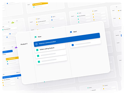 Productboard's Roadmap Thumbnails cards cards ui grid roadmap templates thumbnails tiles ui uidesign