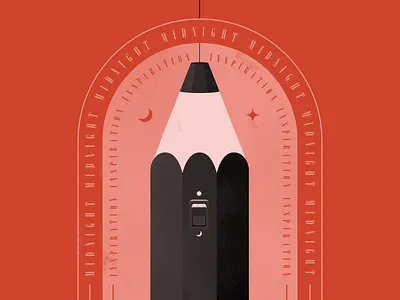 Midnight Inspiration create inspiration lamp night pencil switch