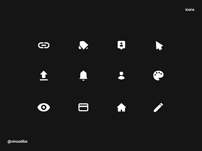 icons app branding clean design flat icon minimal ui ux vector