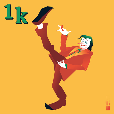 We are all joking and dancing character character design gradient design illustration joker joker movie vector