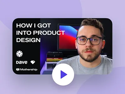 📹 How I Got Into Product Design (Video) advice career design video figma video journey metalab mothership product design product design advice product design career thumbnail vlog vlogger youtube youtube channel youtuber