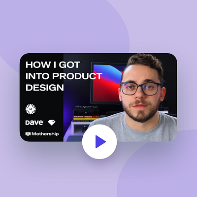 📹 How I Got Into Product Design (Video) advice career design video figma video journey metalab mothership product design product design advice product design career thumbnail vlog vlogger youtube youtube channel youtuber